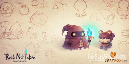 唯美水墨风解谜游戏《未选之路(Road Not Tak