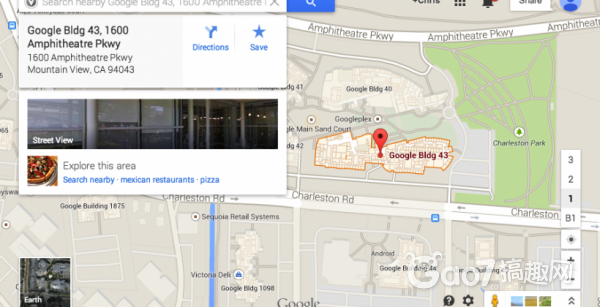 "搜索周边"功能重回google maps